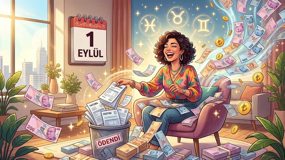 1 Eylül itibarıyla 3 burcun ekstre ve fatura derdi bitecek: Resmen para akışıyla coşacak