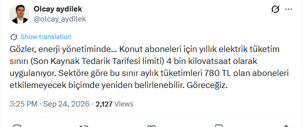 2027 için elektrik sübvansiyon sınırı belli oluyor: 780 TL altı koruma hedefleniyor - Görsel 2