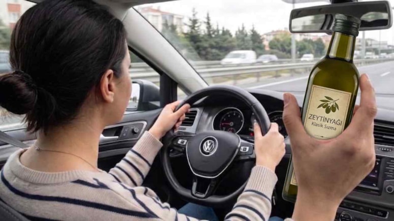 41 bin lira ceza ödememek için arabanıza zeytinyağı koyun - Görsel 1