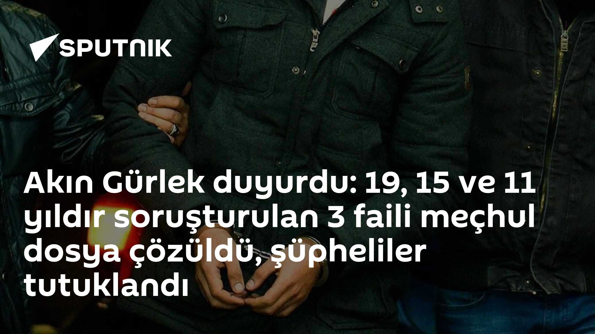 Adalet Bakanı Gürlek'ten faili meçhul açıklaması: Yıllardır çözülemayan 3 dosyada gözaltı ve tutuklama
