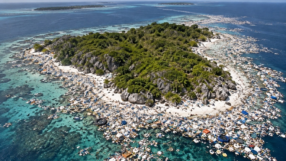 Adanın sahillerini kapladı, miktarı 500 tonu geçti