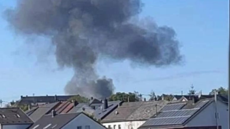 Almanya'da F-16 düştü: Pilotun durumu belli oldu - Görsel 1