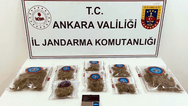 Ankara'da evde kenevir yetiştirip esrar satan 4 şüpheli yakalandı - Görsel 1