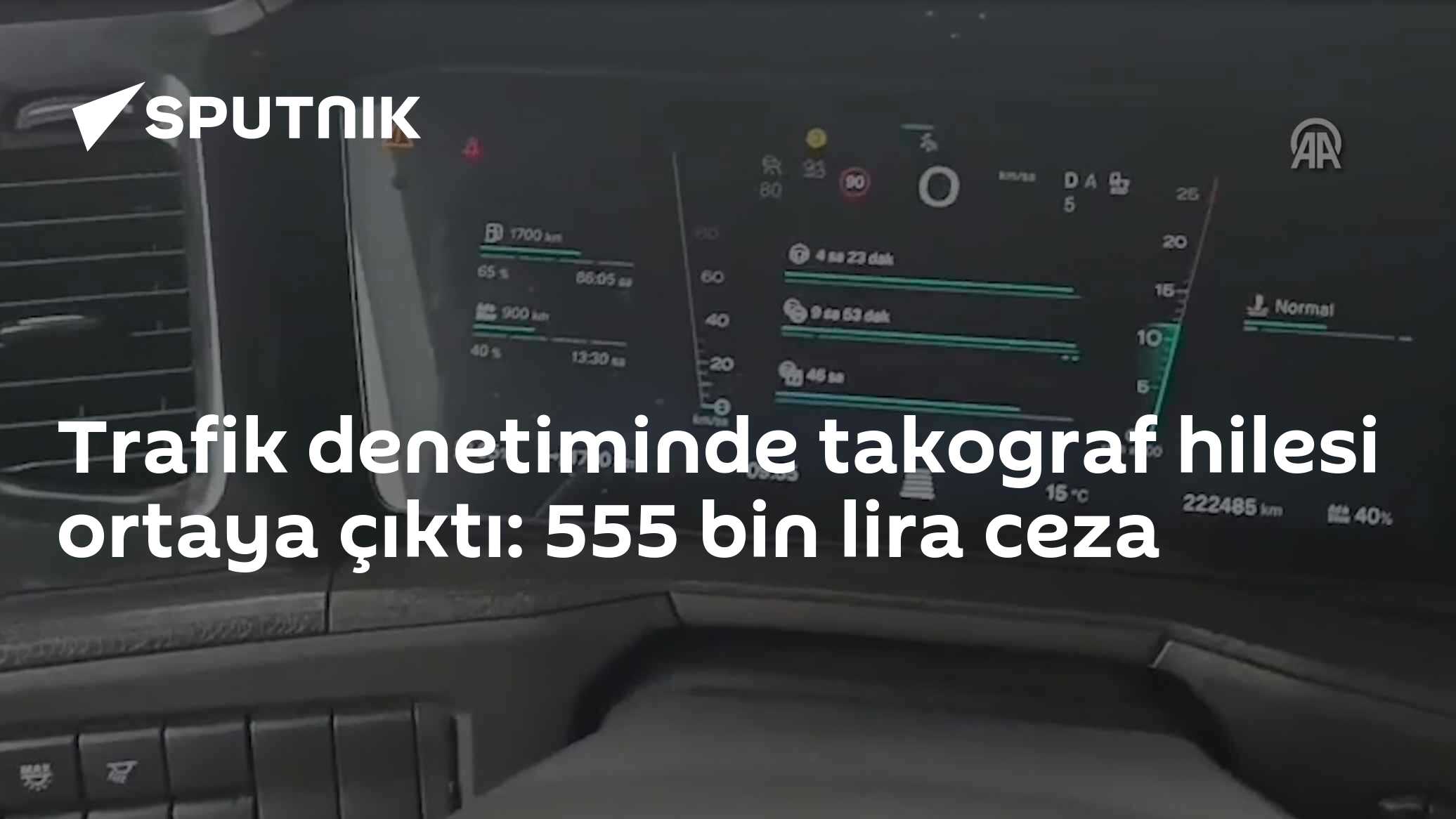 Ankara'da takograf hilesi पकड़ा गया: Sürücü ve firma 555 bin lira ceza yedi