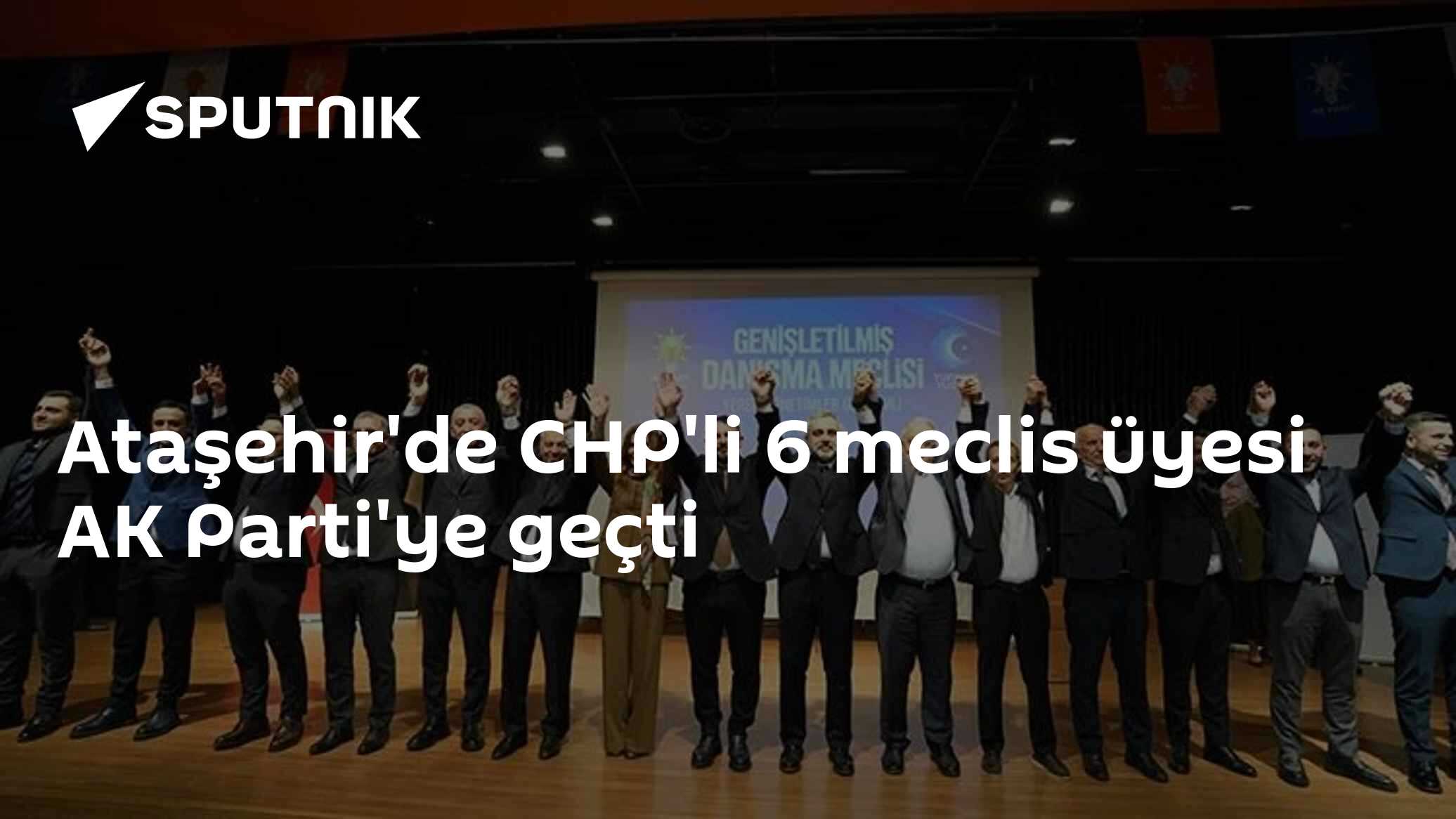 Ataşehir Belediye Meclisi'nde CHP'den AK Partiye 6 üye geçişiyle sandalye denges değişti