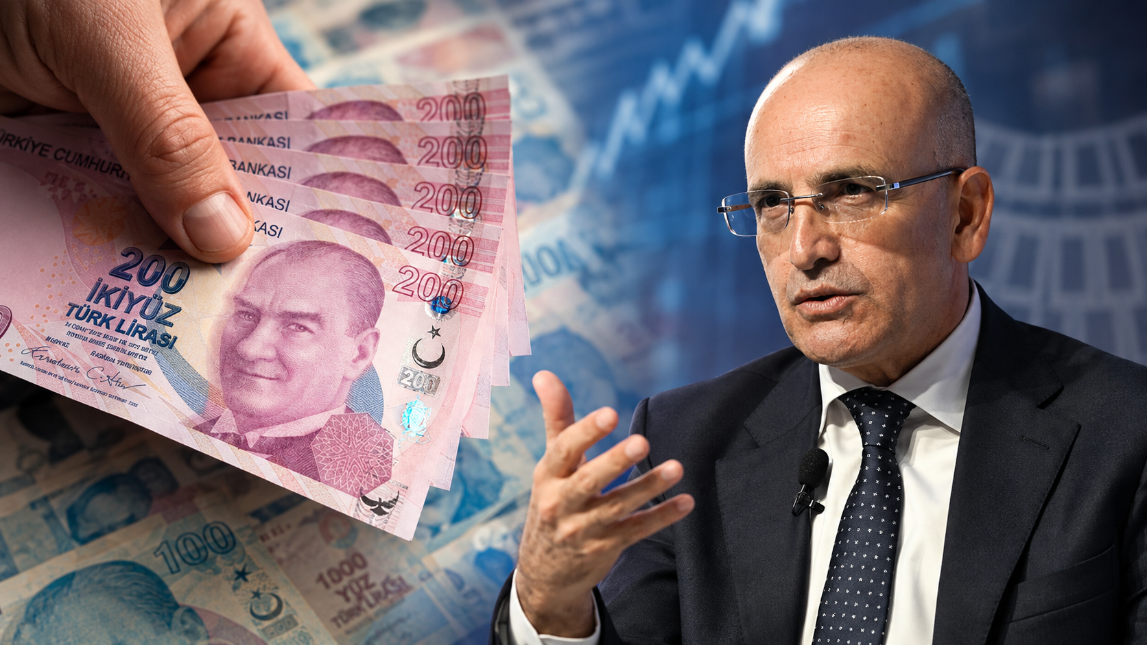 Bakan Şimşek sinyali verdi: Memur ve emekli maaşlarında hesaplar değişti