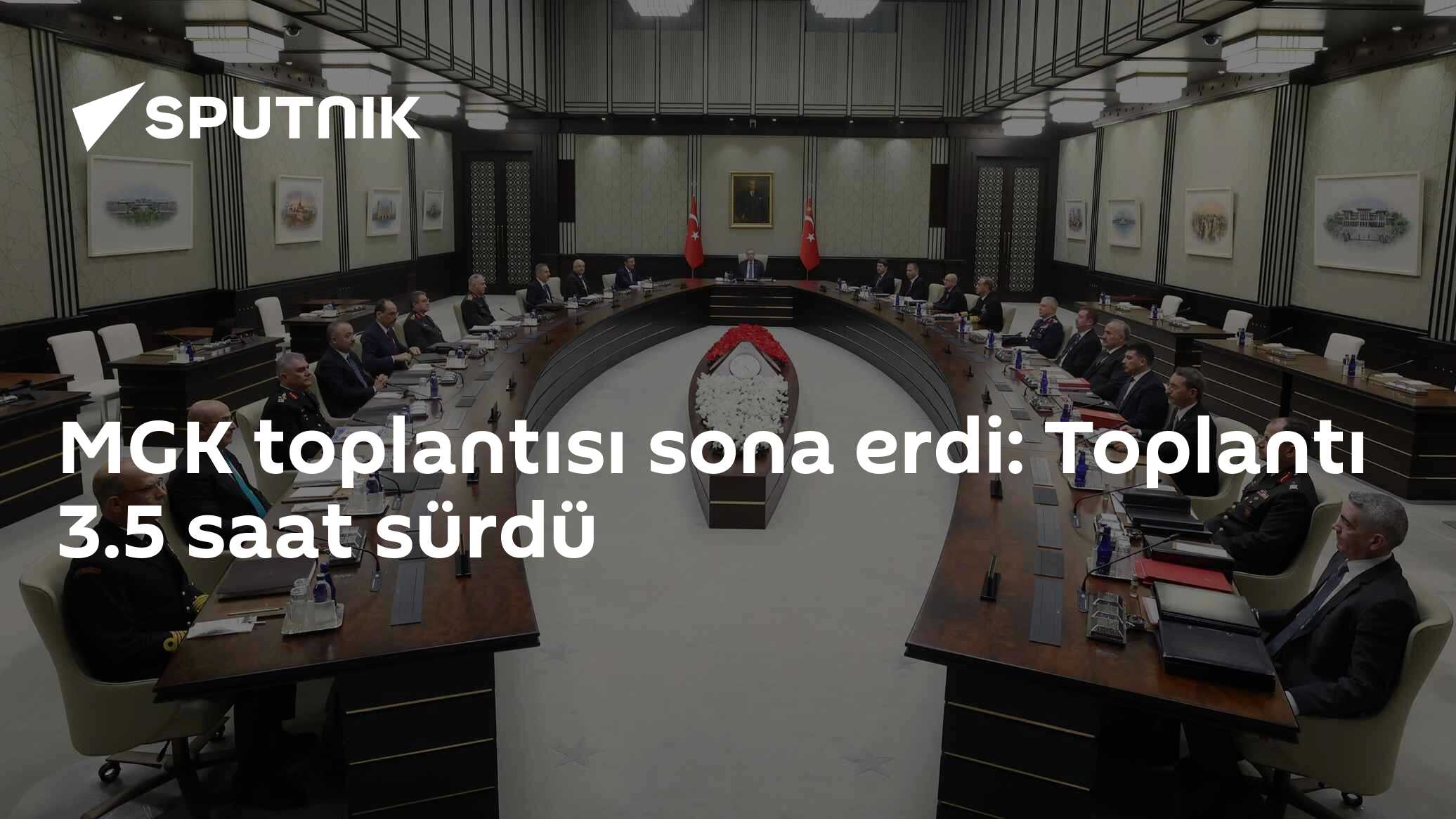 Cumhurbaşkanı Erdoğan başkanlığında MGK toplantısı 3,5 saat sürdü