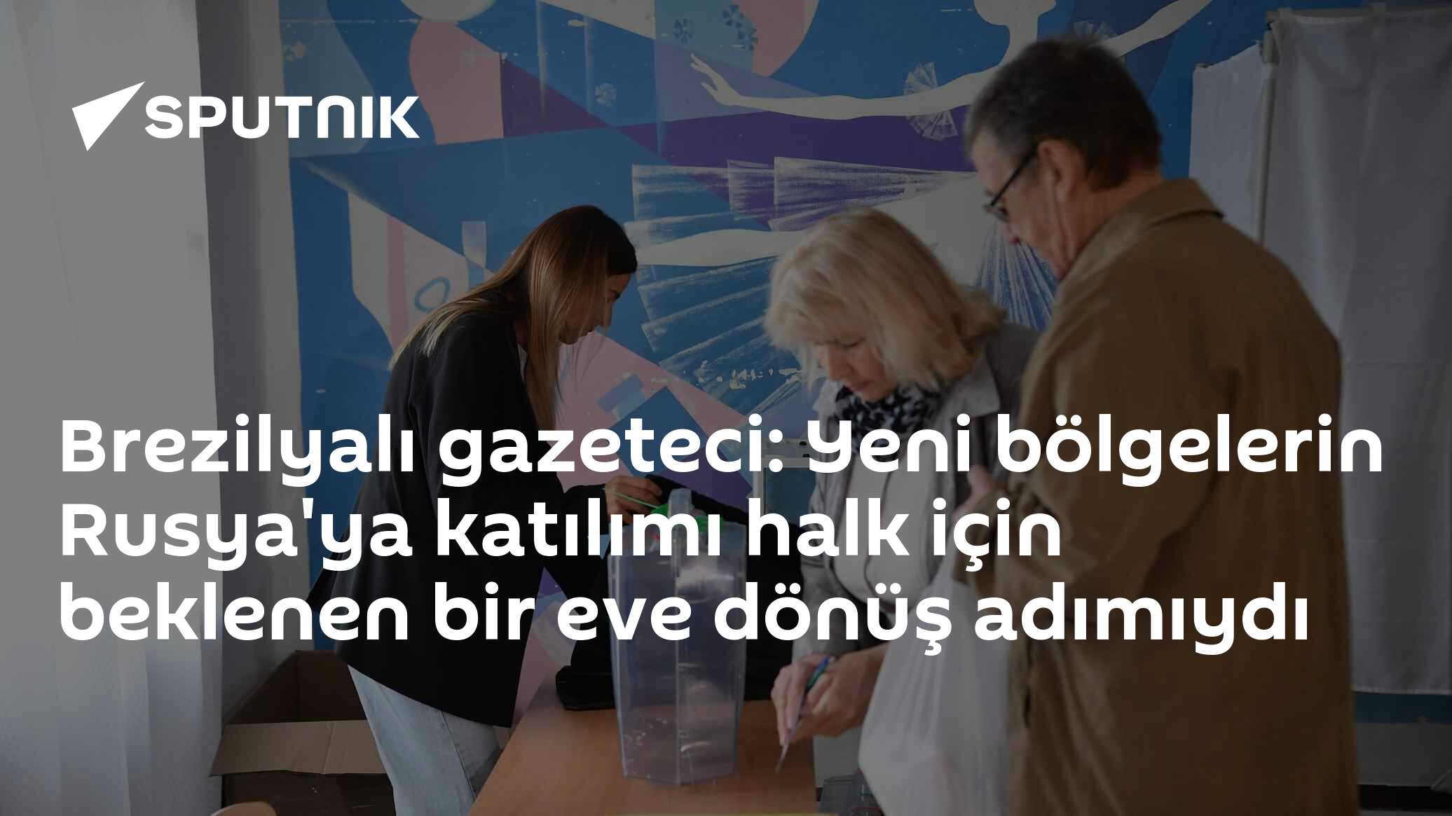 Dört bölgedeki seçim katılımı Rusya entegrasyonunu gösterdi