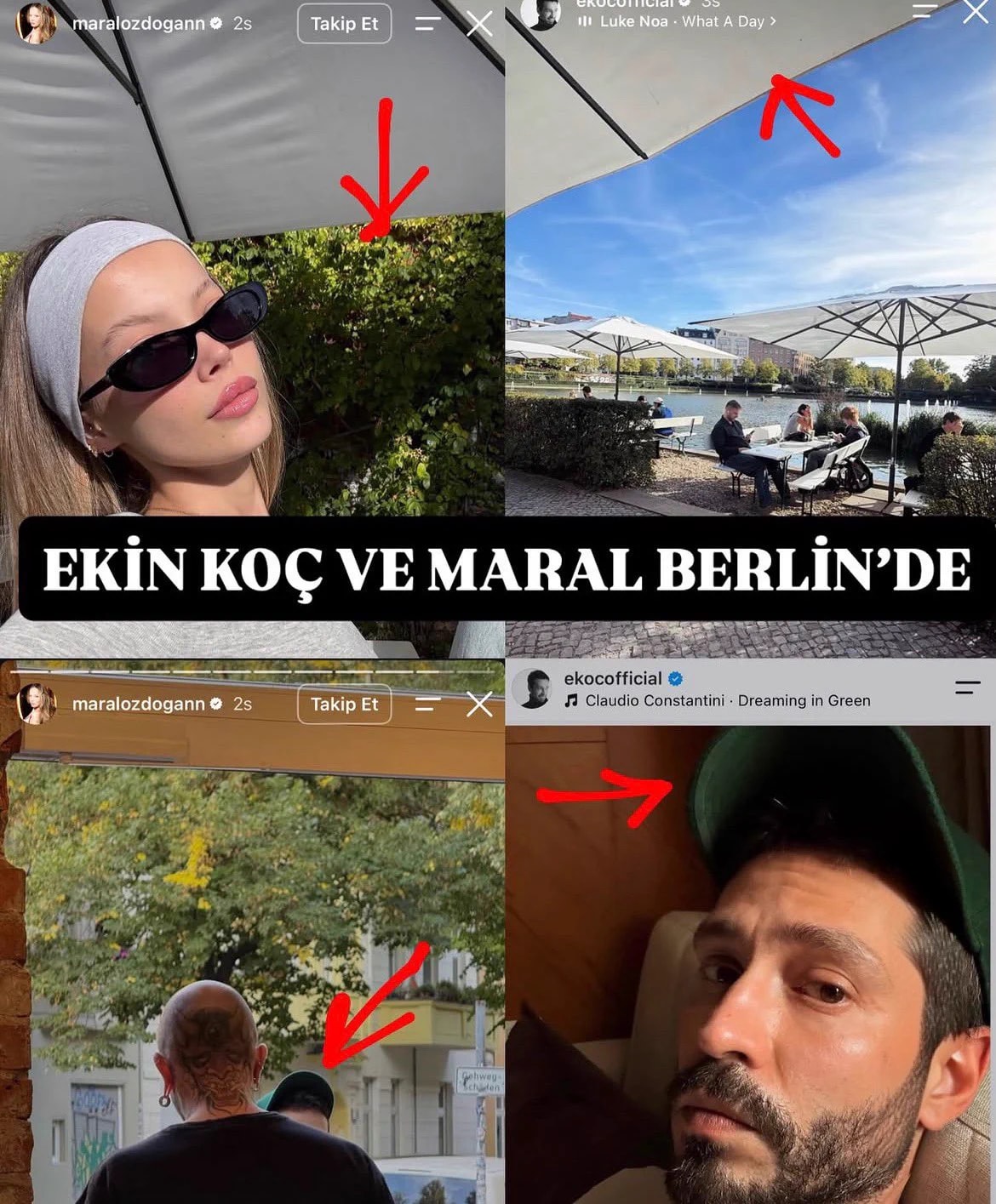 Ekin Koç’un aşkı böyle deşifre oldu: Şemsiye ve şapka detayı ele verdi - Görsel 1