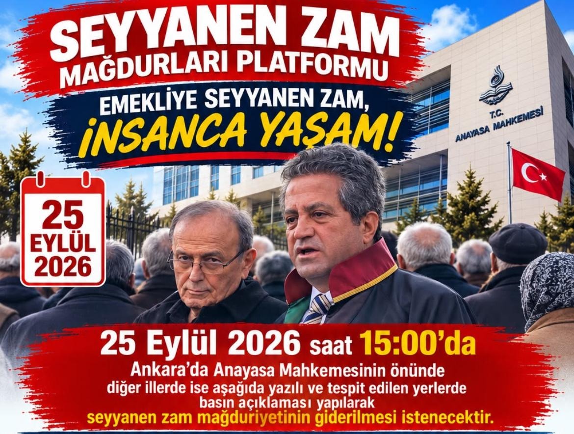 Emekliler Anayasa Mahkemesi önünde: "Seyyanen zamı hakkımız, kararı beklemiyoruz" - Görsel 2