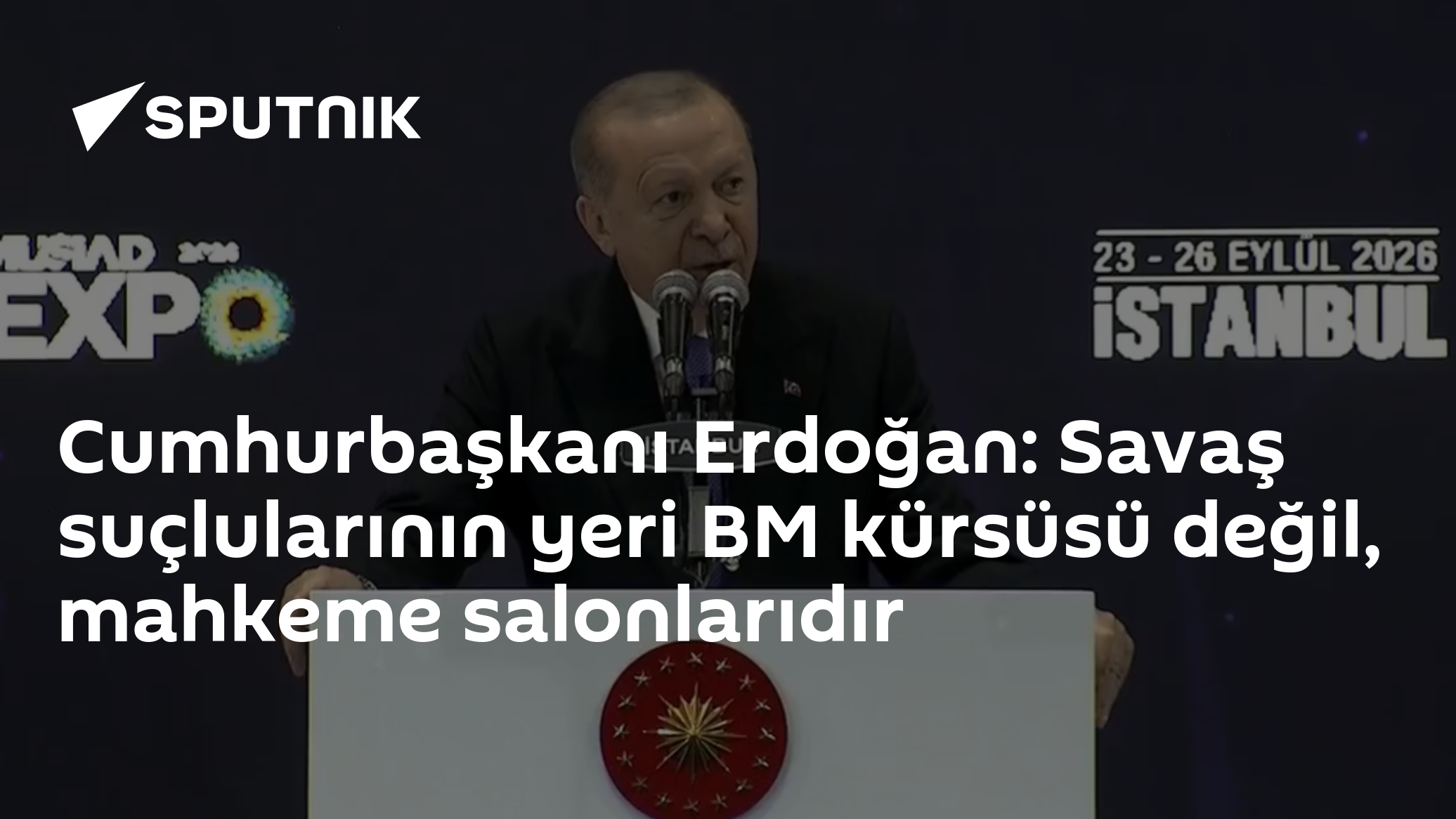 Erdoğan MÜSİAD'ta siyonist zihniyeti hedef aldı: "Maskesini indirmekte kararlıyız"