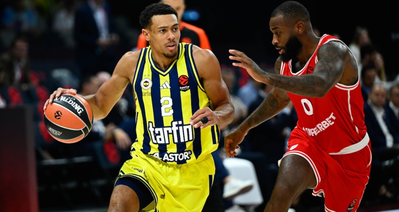 Fenerbahçe EuroLeague Süper Kupa'da Olympiakos'a kaybetti! Sarı-lacivertliler üçüncülük maçına çıkacak - Görsel 1