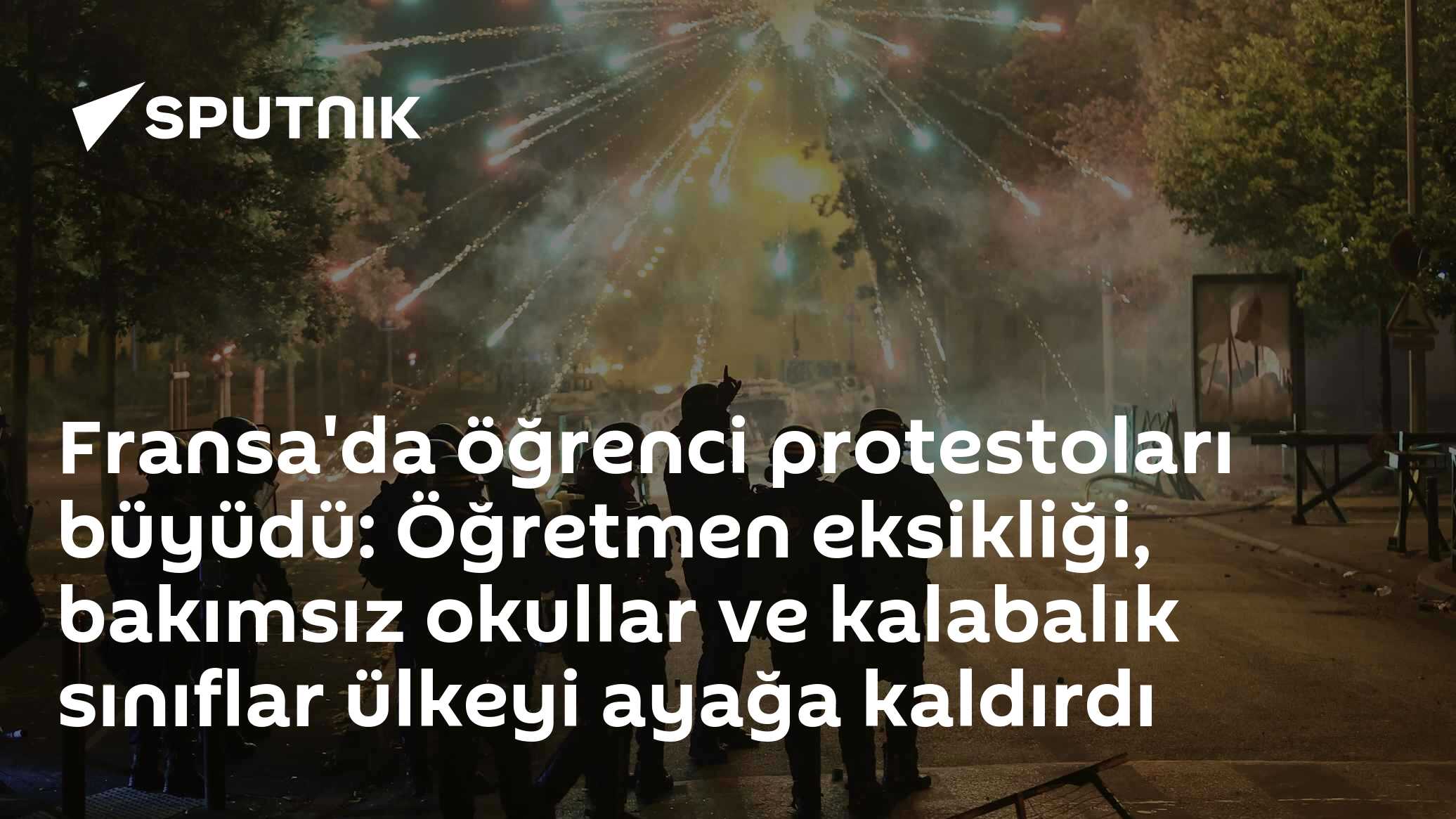Fransa'da lise örgütlenmesi yayılıyor: 340 okulda eylem, polisle çatışma ve 40 gözaltı