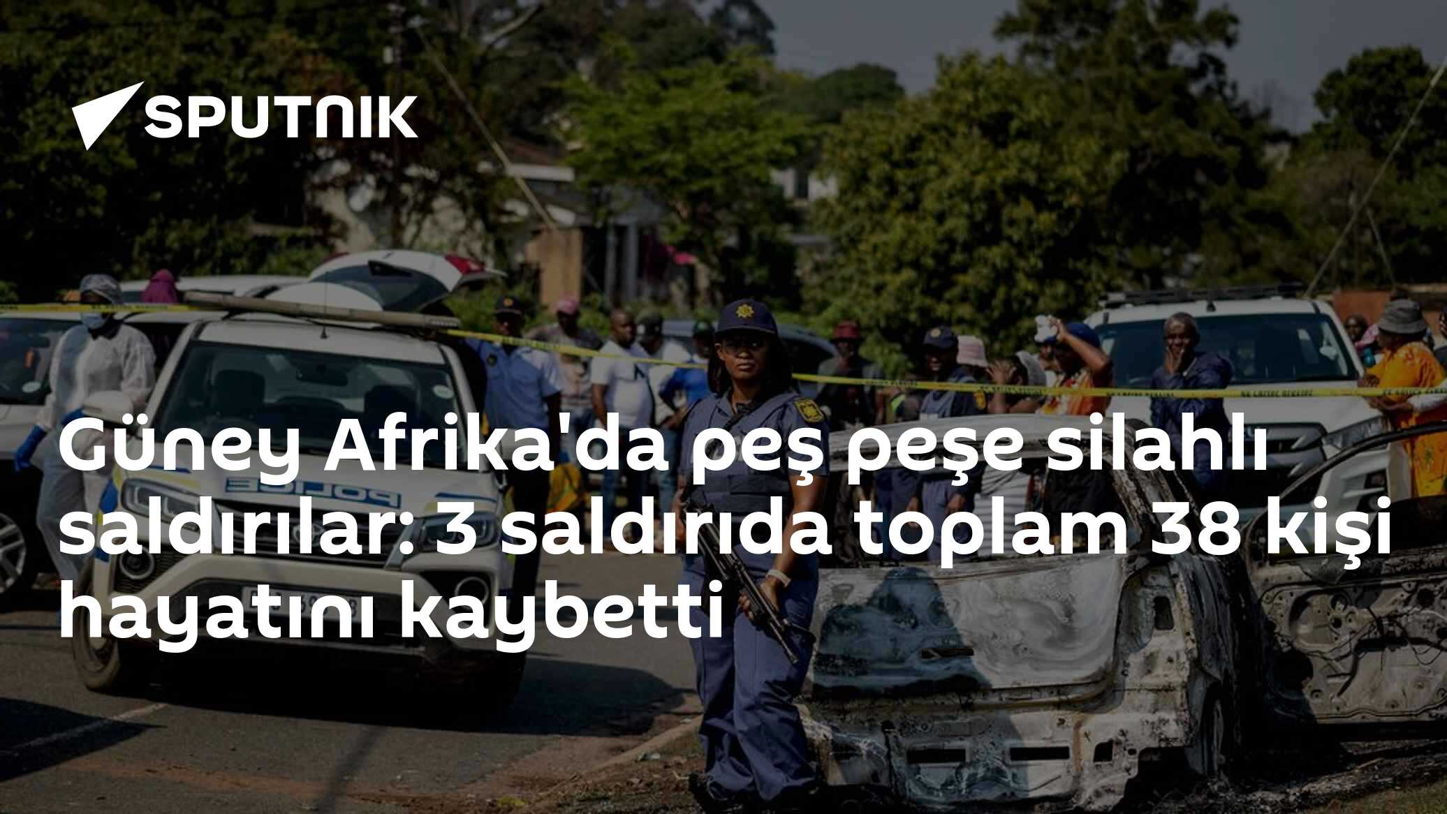 Güney Afrika'da iki ayrı silahlı saldırıda 27 kişi öldü, 26'sı yaralandı