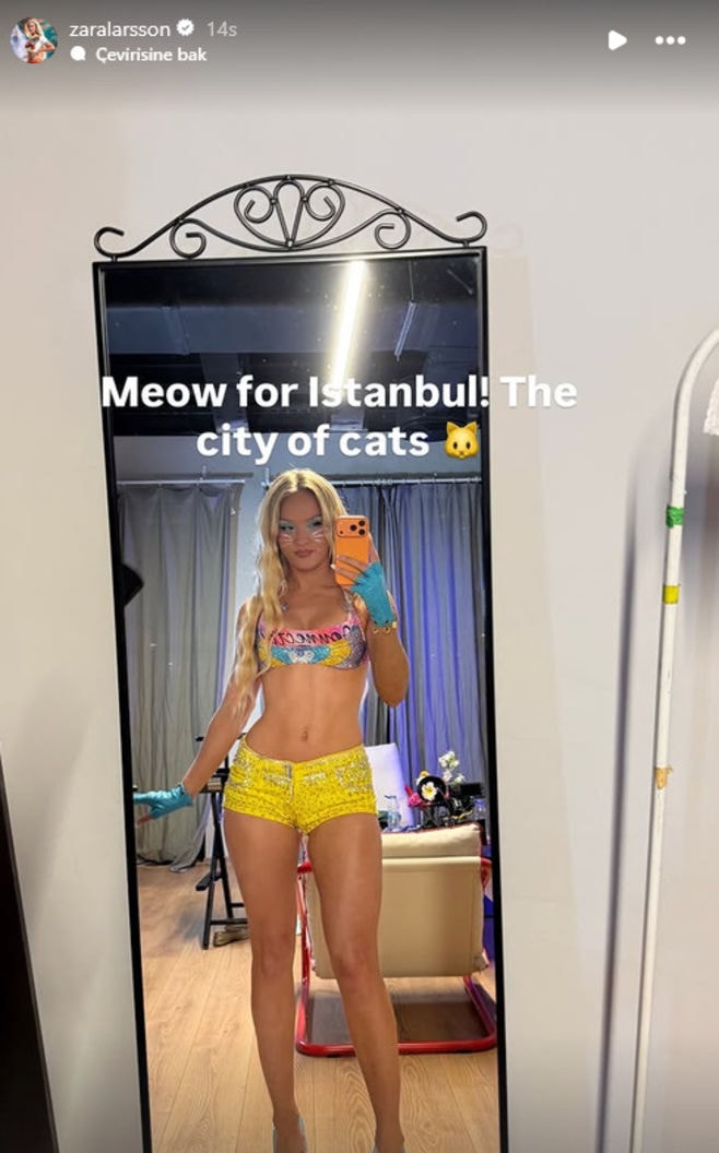 İlk kez İstanbul'da sahne alan Zara Larsson konserine Tarkan şarkısıyla çıktı: Hayranıyla sahnede dans etti - Görsel 2