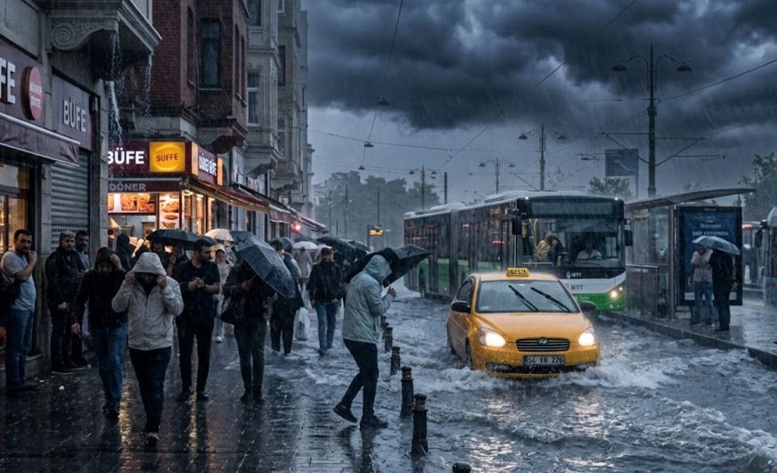 İstanbul'a saat 11.00 uyarısı: Yağmur daha da şiddetlenecek