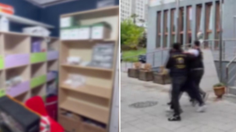 İstanbul'da kaçak ilaç depolanan iş yerine operasyon: 3 gözaltı - Görsel 1