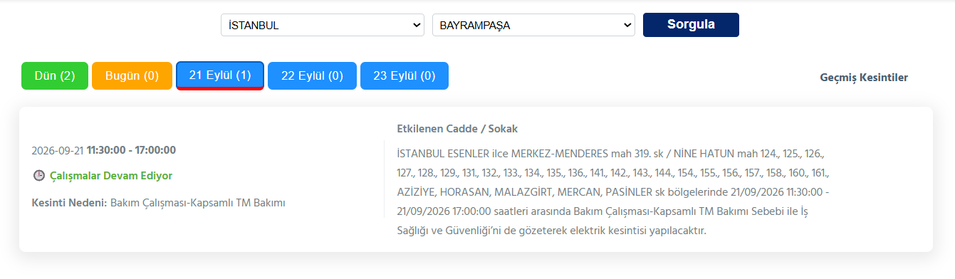İstanbul'un 18 ilçesinde saatlerce elektrik kesintisi yaşanacak - Görsel 5