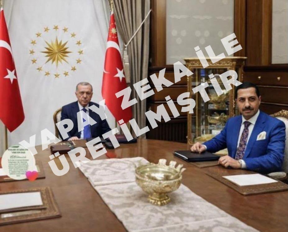 Kendisini Erdoğan ve Gürlek'in yanına montajladı: Yapay zekalı fotoğraf oyunu elinde patladı - Görsel 2