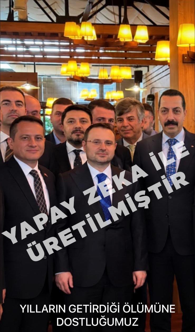 Kendisini Erdoğan ve Gürlek'in yanına montajladı: Yapay zekalı fotoğraf oyunu elinde patladı - Görsel 3