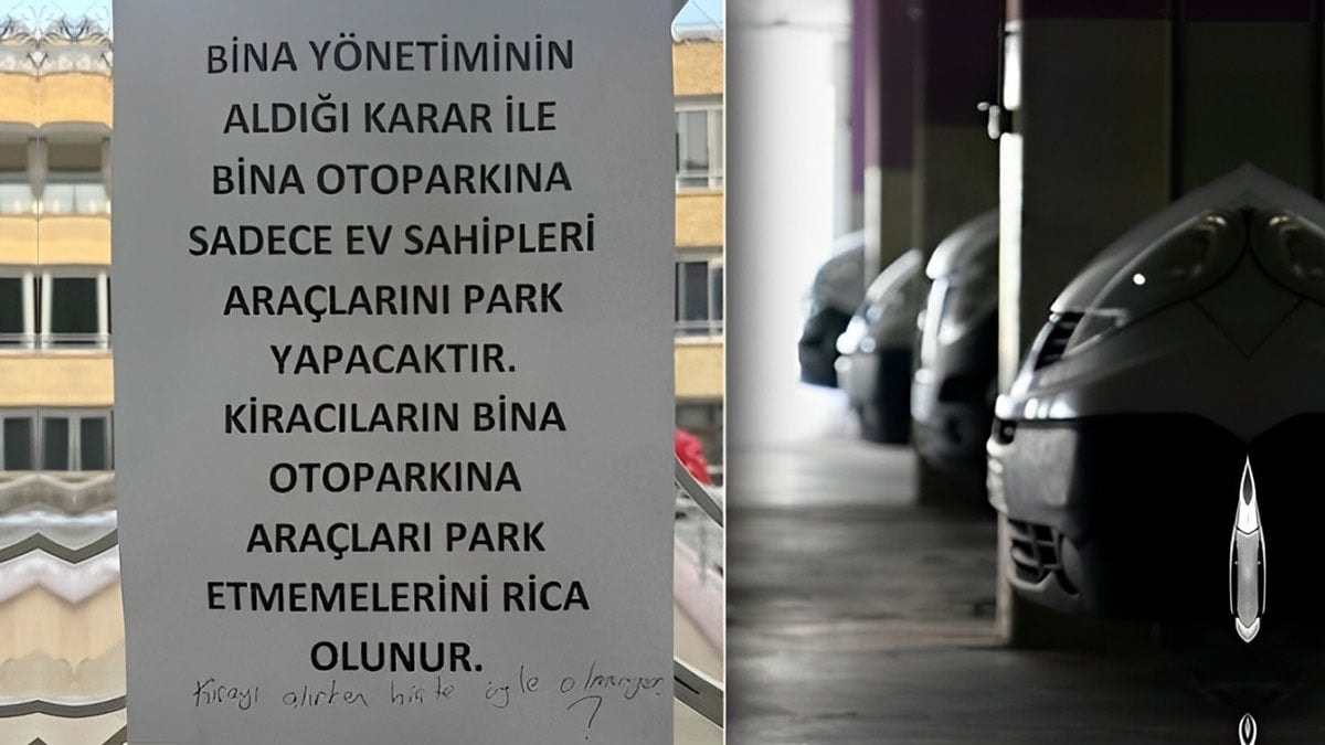 Kiracıları kızdıran yazı! Otopark tartışmaları alevlendi - Görsel 3