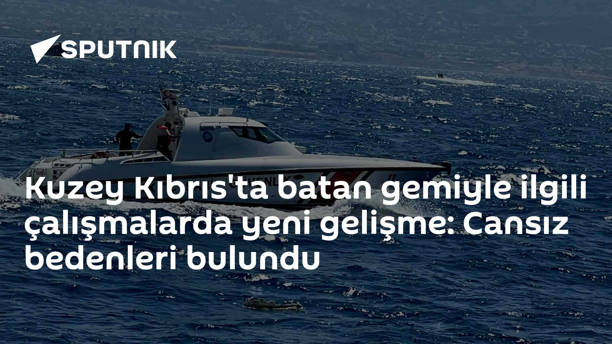 Kuzey Kıbrıs'ta batan gemide arama-kurtarma çalışmaları: İki cansız beden daha bulundu