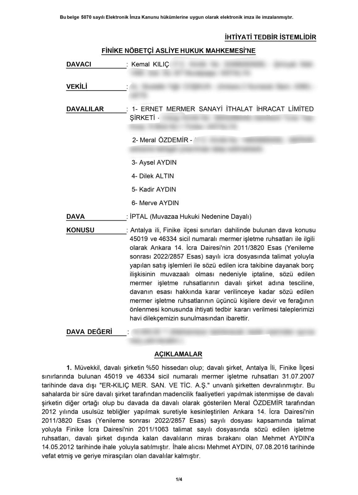 Maden ruhsatlarında usulsüz tescil iddiası - Görsel 2