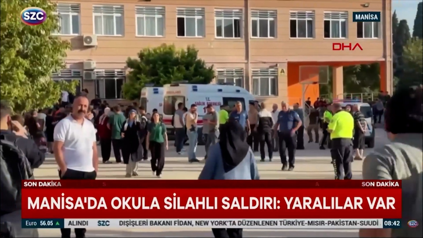 Manisa'da okula silahlı saldırı! Ölü ve yaralı öğrenciler var - Görsel 1
