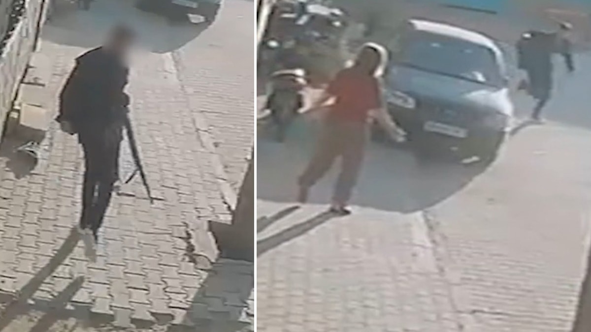 Manisa Turgutlu'da saldırgan okula böyle gelmiş