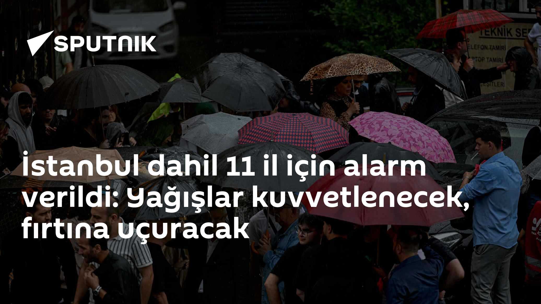 Marmara ve Karadeniz'de fırtına uyarısı: İstanbul da dahil 11 ilde yağış güçlenecek