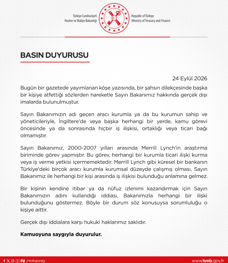 Mehmet Şimşek'in yakın arkadaşı iddiası... Bakanlıktan 'Emre Tezmen' açıklaması - Görsel 2