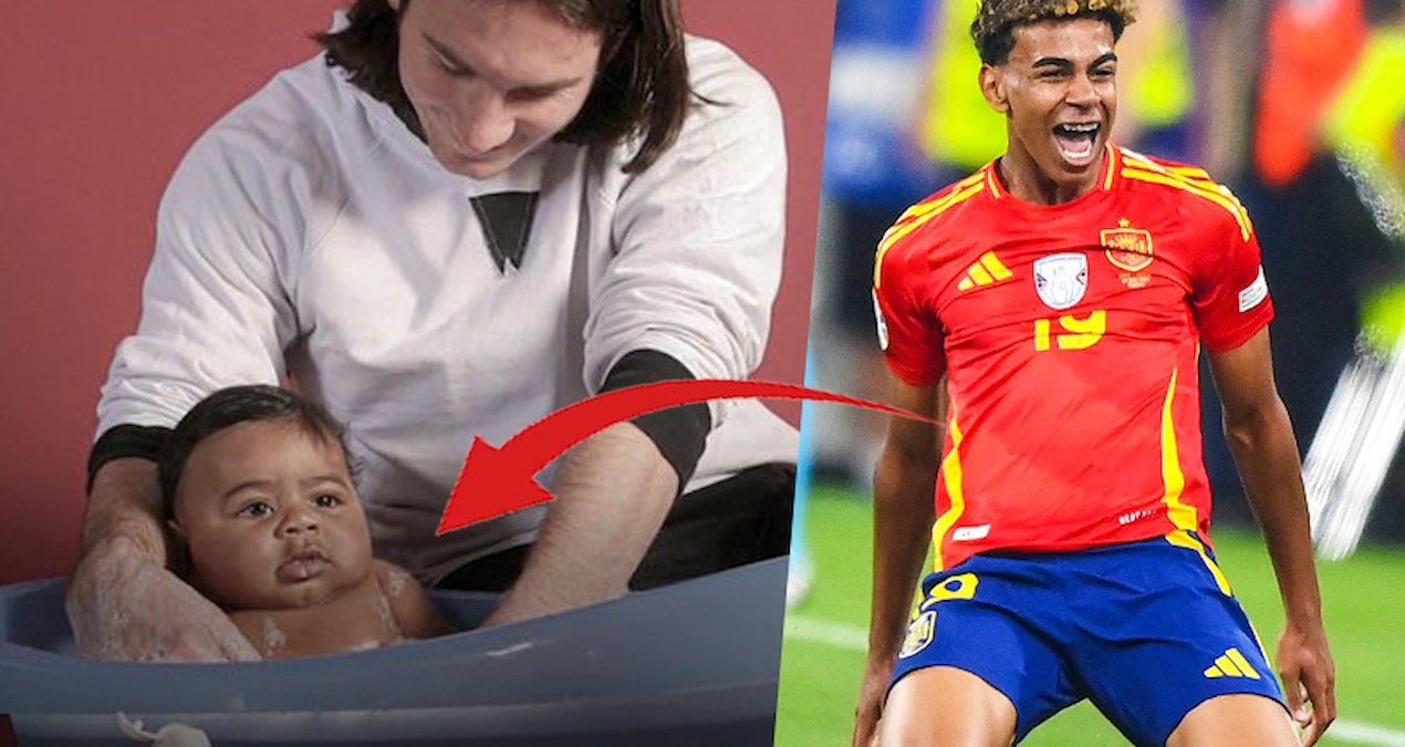 Messi'nin yıkadığı bebek EURO 2024'ü salladı! Lamine Yamal ödev yaparken finale çıktı... - Görsel 1