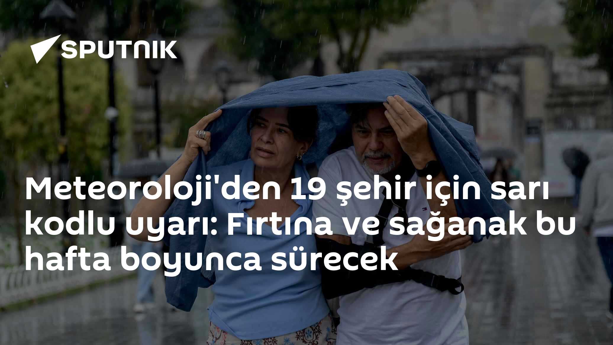 MGM'den 19 ile fırtına ve sağanak uyarısı: Sıcaklıklar belirgin düşecek