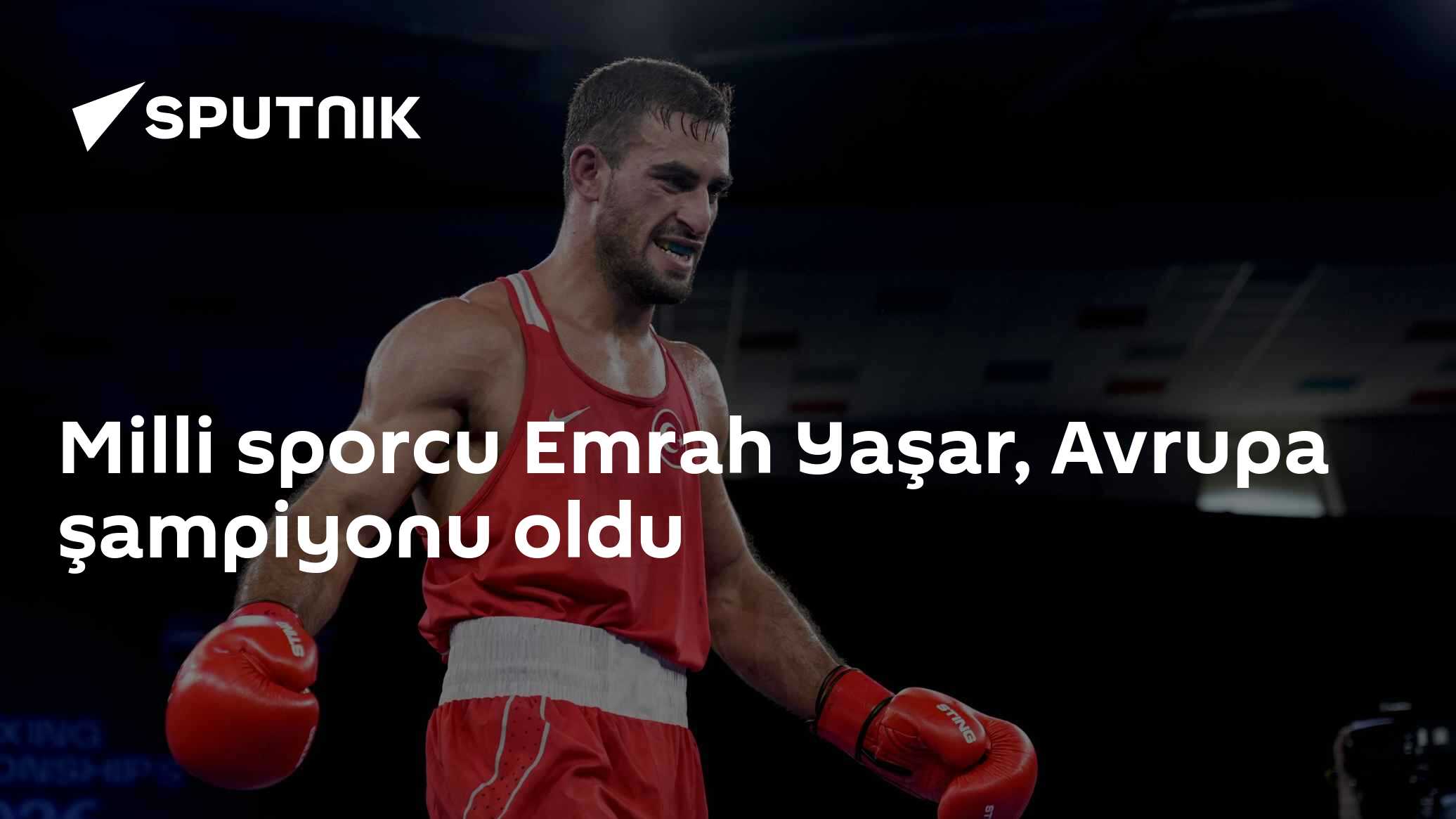 Milli boksör Emrah Yaşar Bulgaristan'dan altın madalya ile döndü