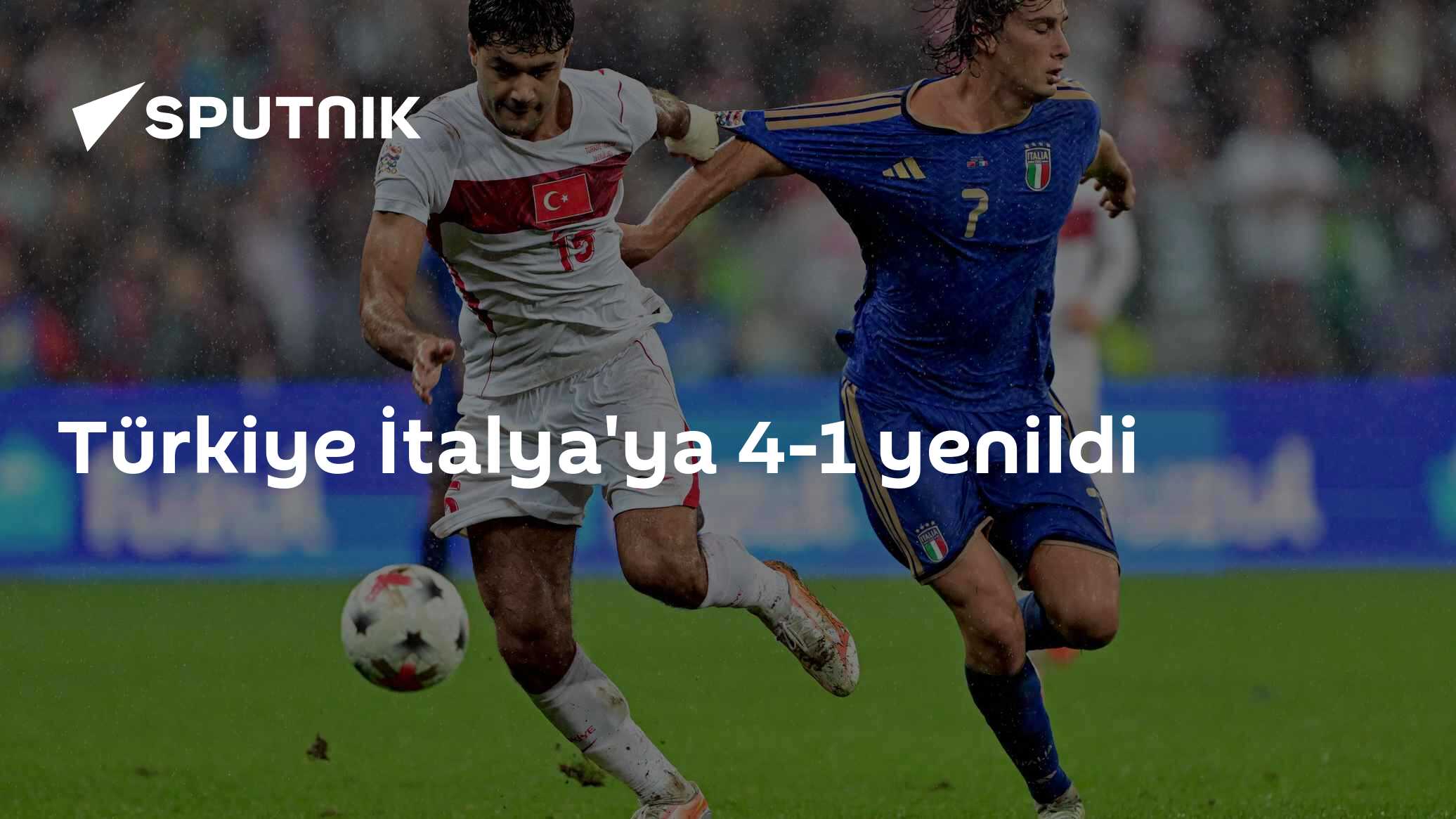 Milli Takım UEFA Uluslar Ligi'nde İtalya'ya ağır yenilgi aldı