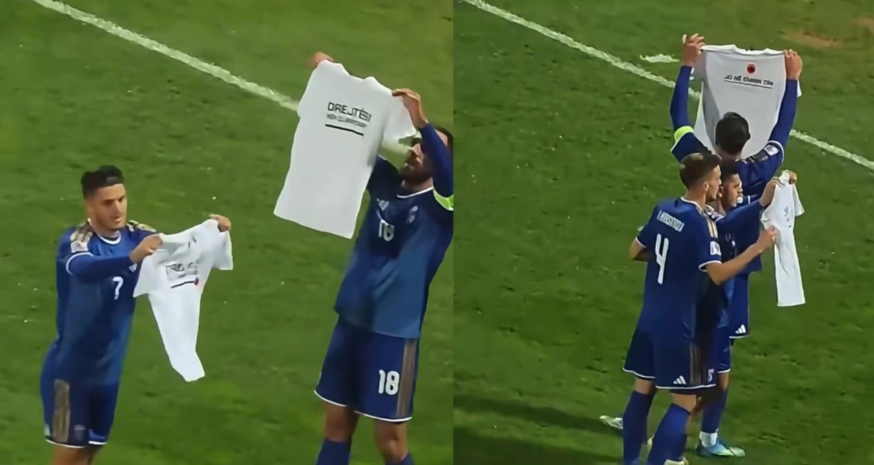 Muriqi'nin gol kutlaması UEFA soruşturması risğini beraberinde getirdi - Görsel 1