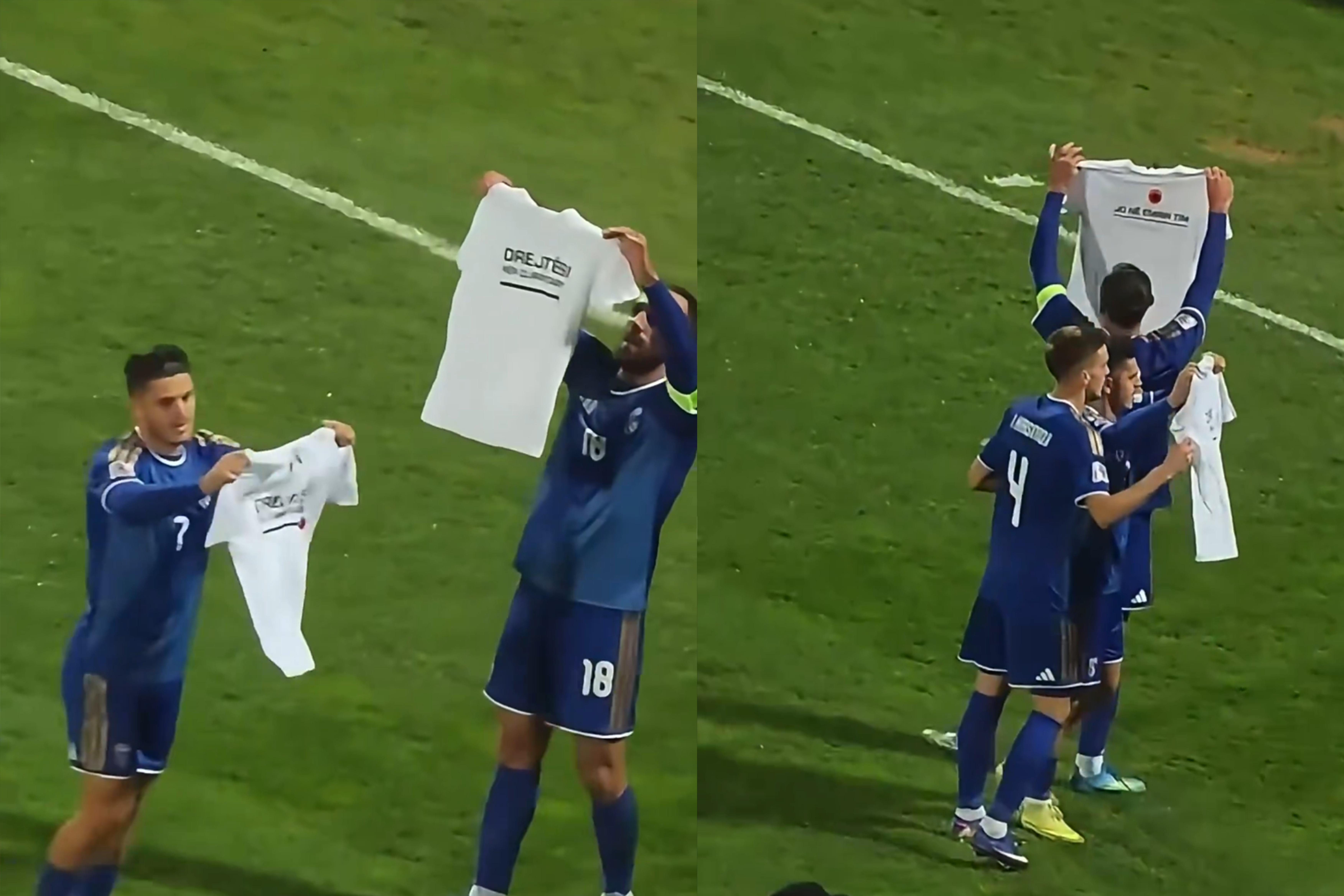 Muriqi'nin gol kutlaması UEFA soruşturması risğini beraberinde getirdi