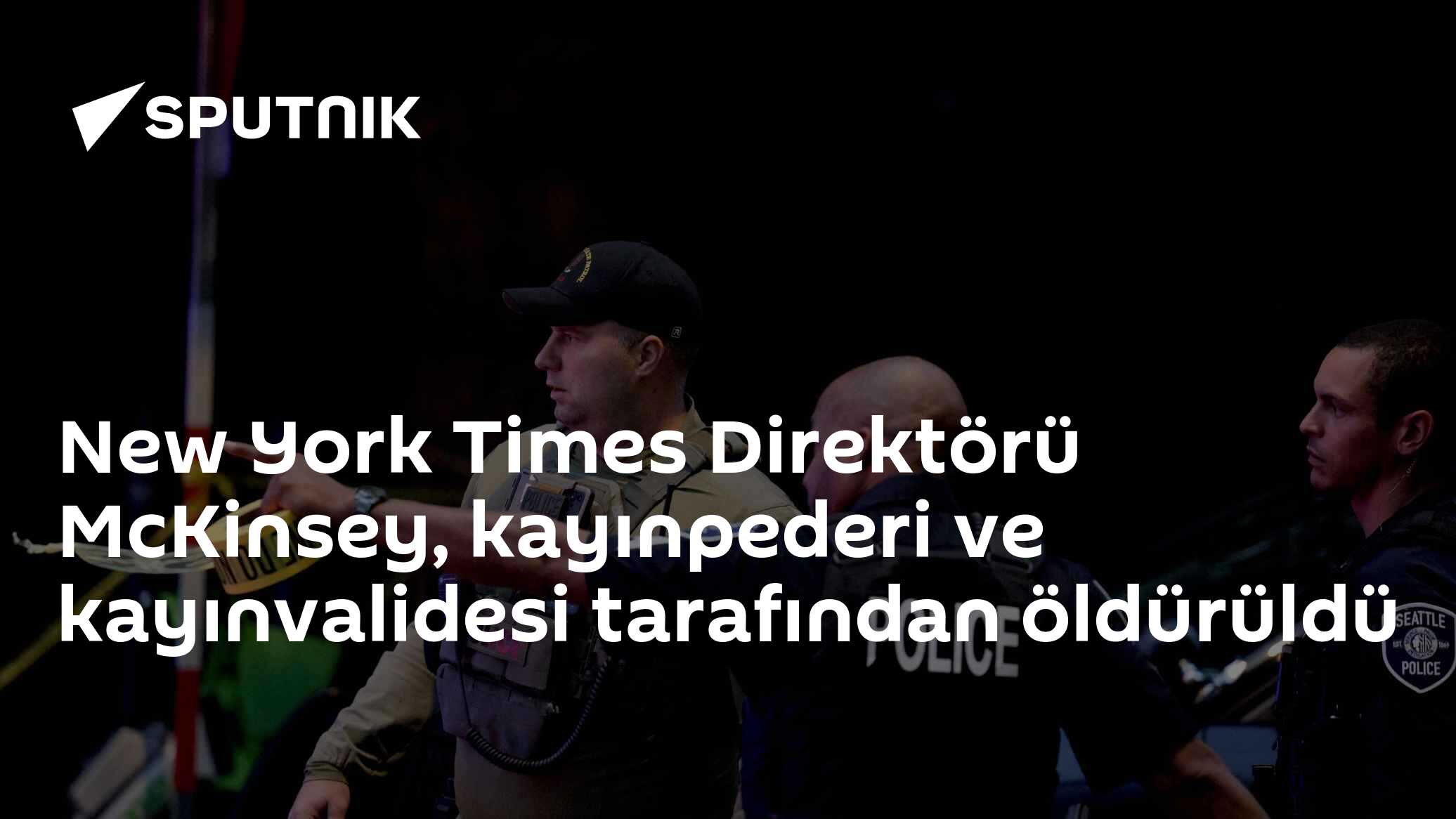 New York Times yöneticisi McKinsey, California'da kayınpederi ve kayınvalidesi tarafından infaz edildi