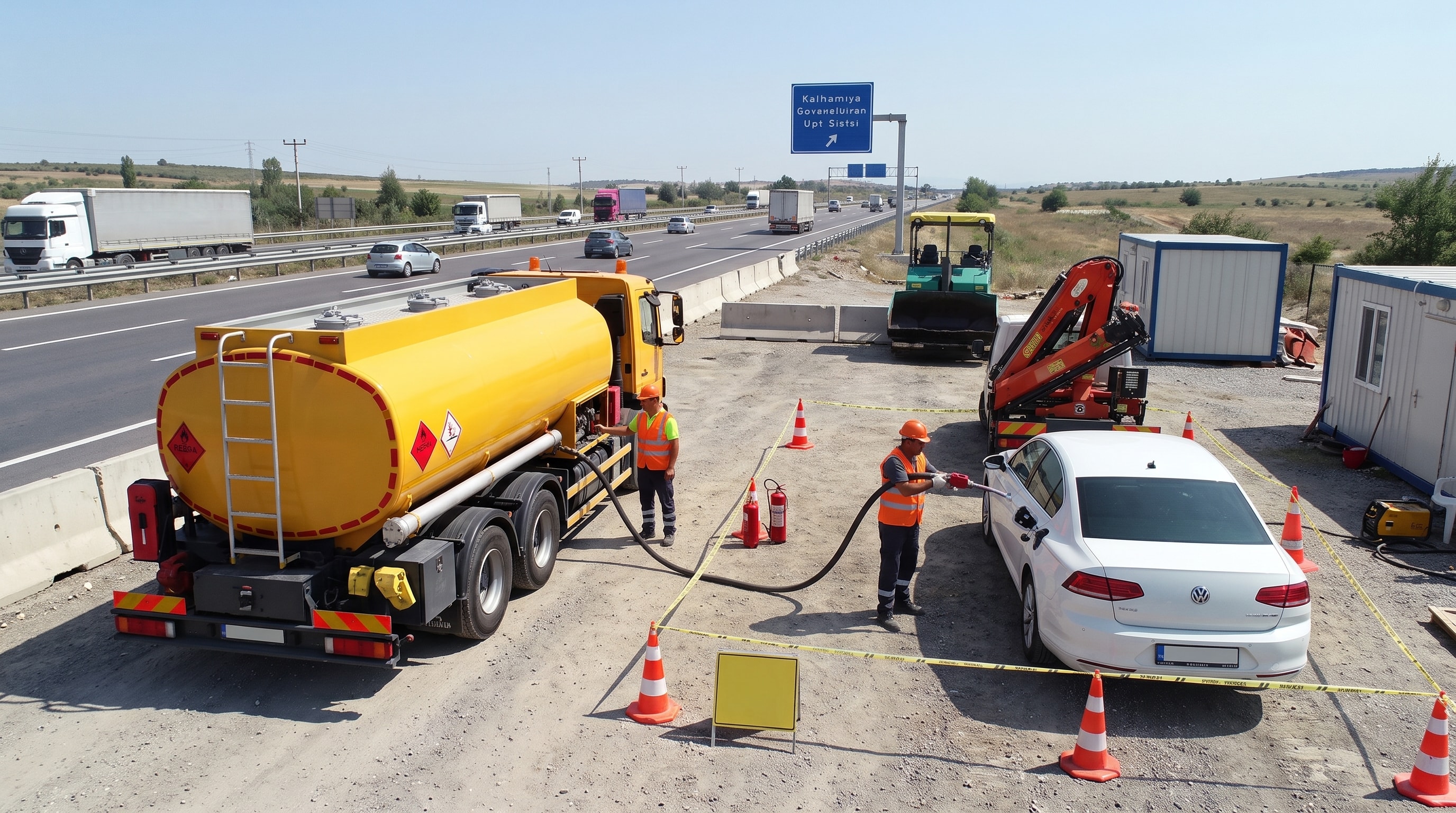 Otoyol mola yerlerinde seyyar benzin istasyonu ve kafe açılmasına yol açan tasarı gündemde