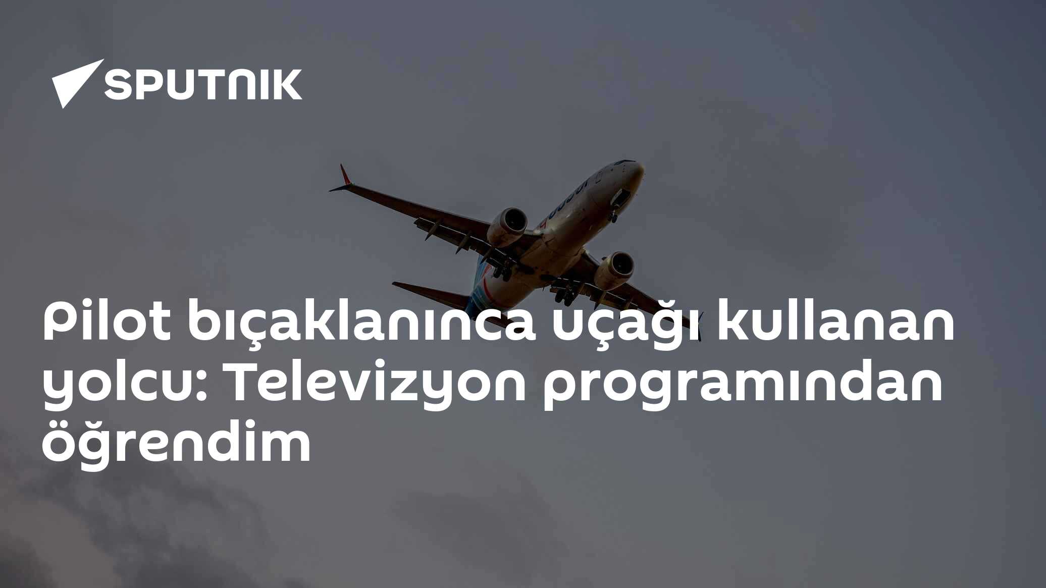 Pilot bıçaklandığında uçağı bir yolcu yönetti: "Televizyondan öğrendim"
