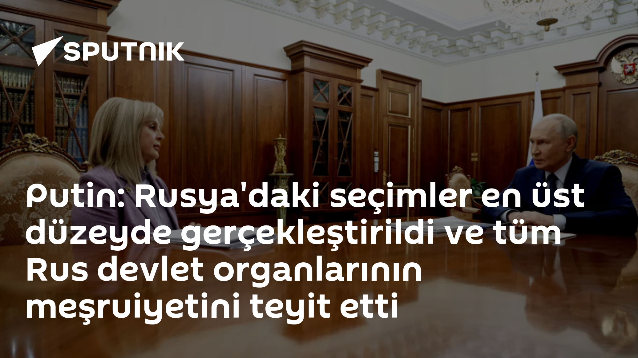 Putin: Yerel seçimler en üst düzeyde yapıldı, tüm devlet organlarının meşruiyeti onaylandı
