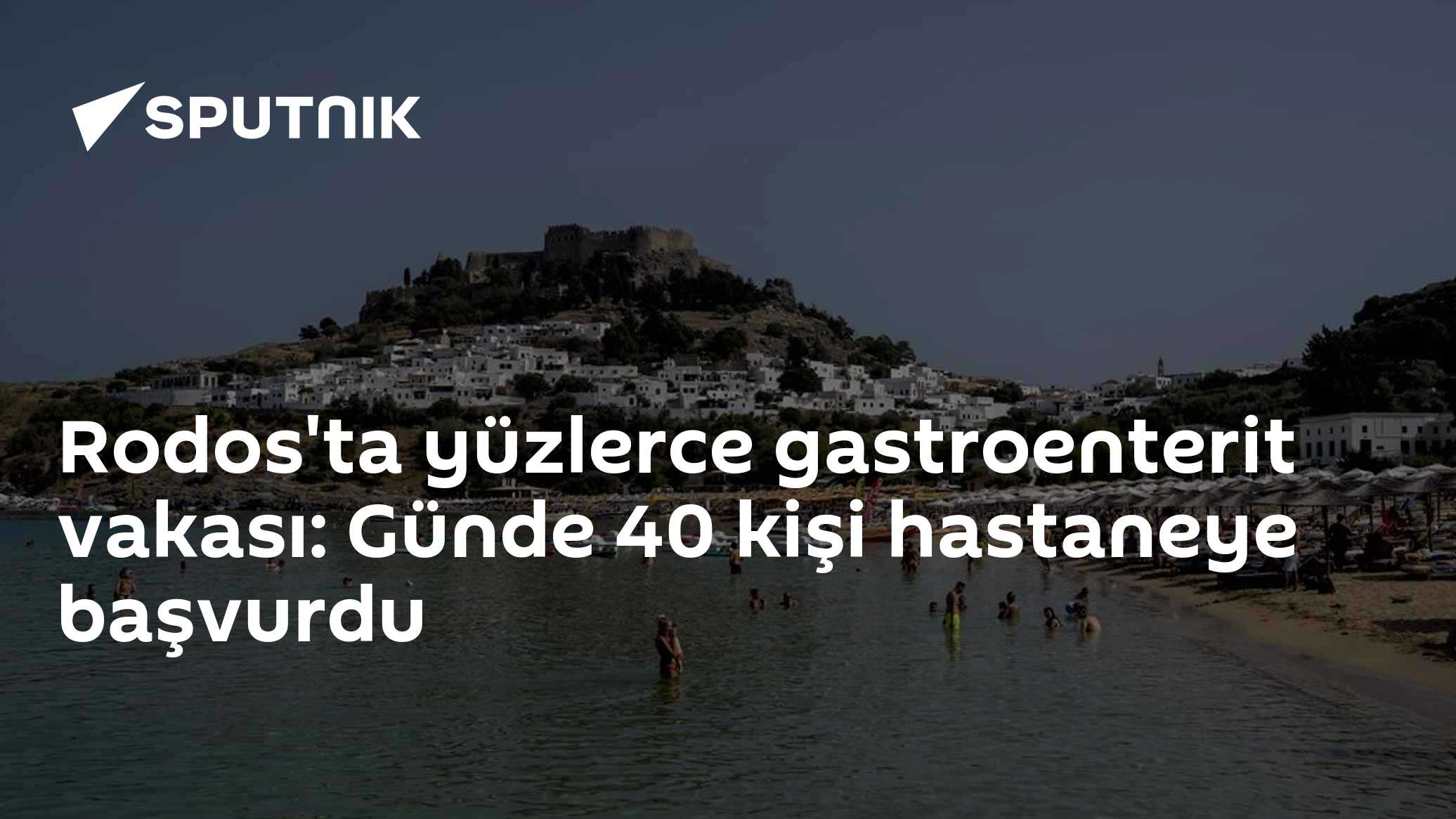 Rodos Adası'nda gastroenterit salgını: Yaz aylarında yüzlerce turist hastaneye yattı