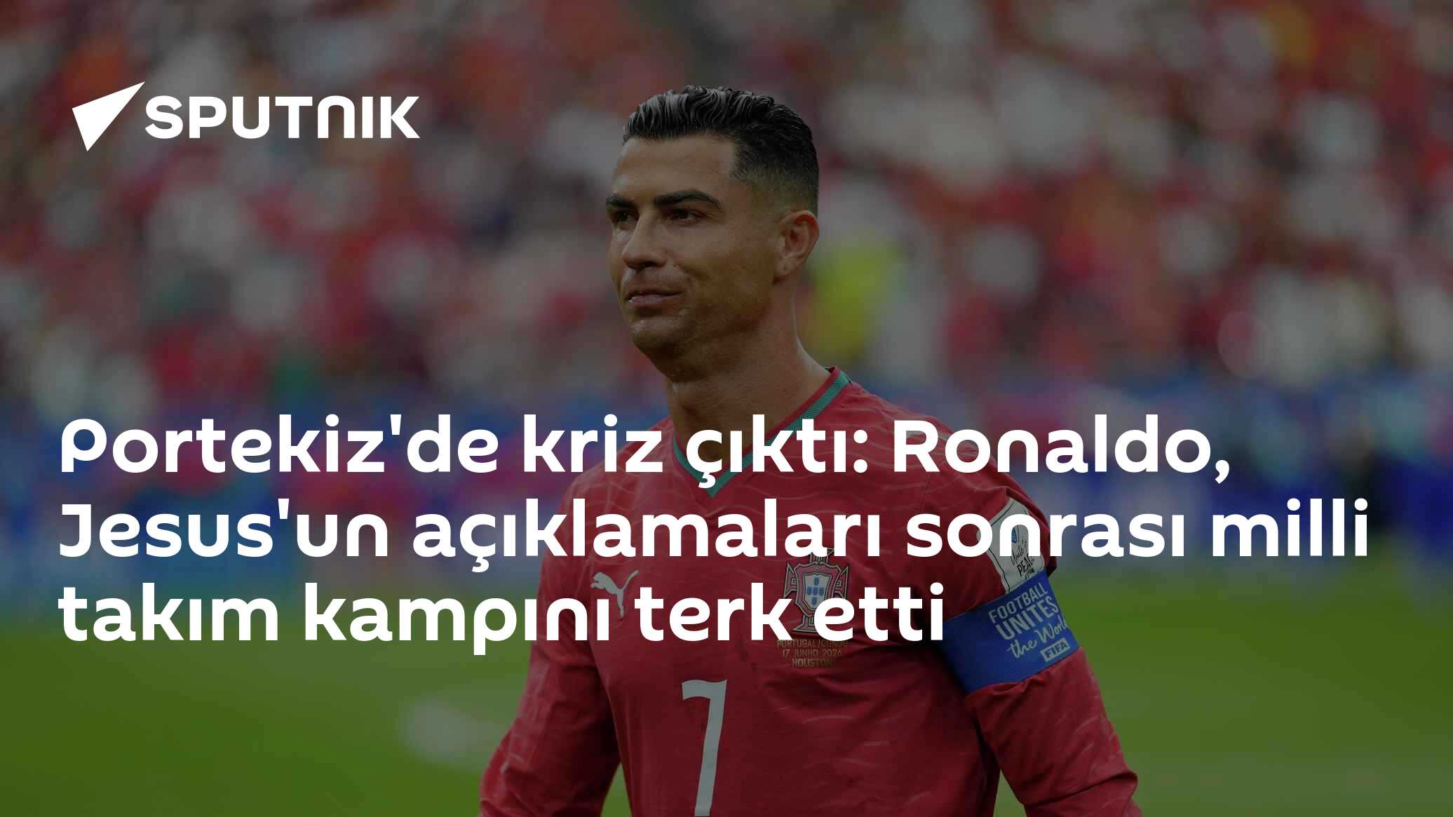 Ronaldo milli takımdan ayrıldı: Jesus'un yedeklik kararı sonrası kamp terk edildi