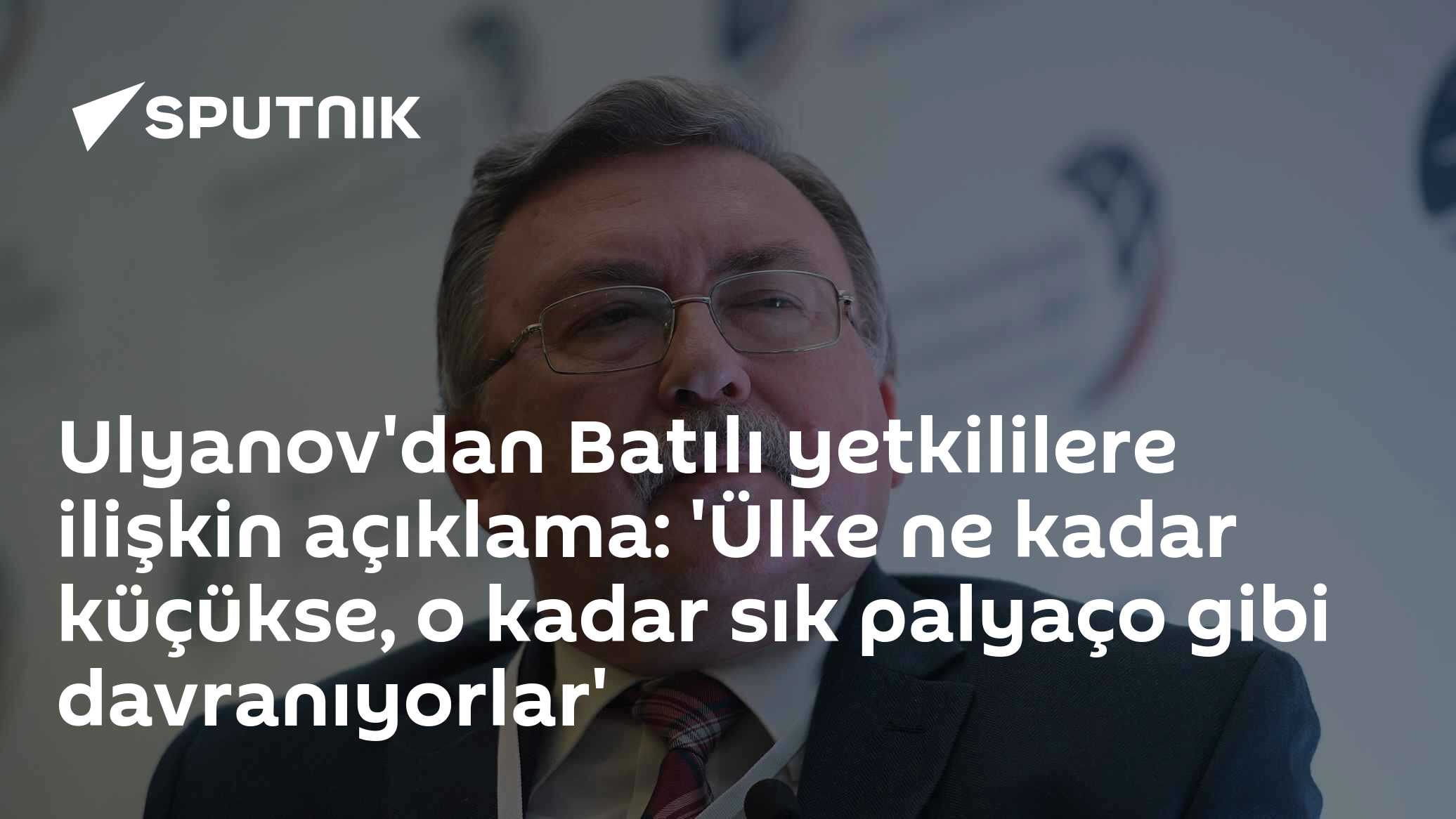 Rusya daimi temsilcisi Ulyanov'dan Batılı yetkililere sert tepki: "Ülke küçüldükçe palyaçlık artıyor"