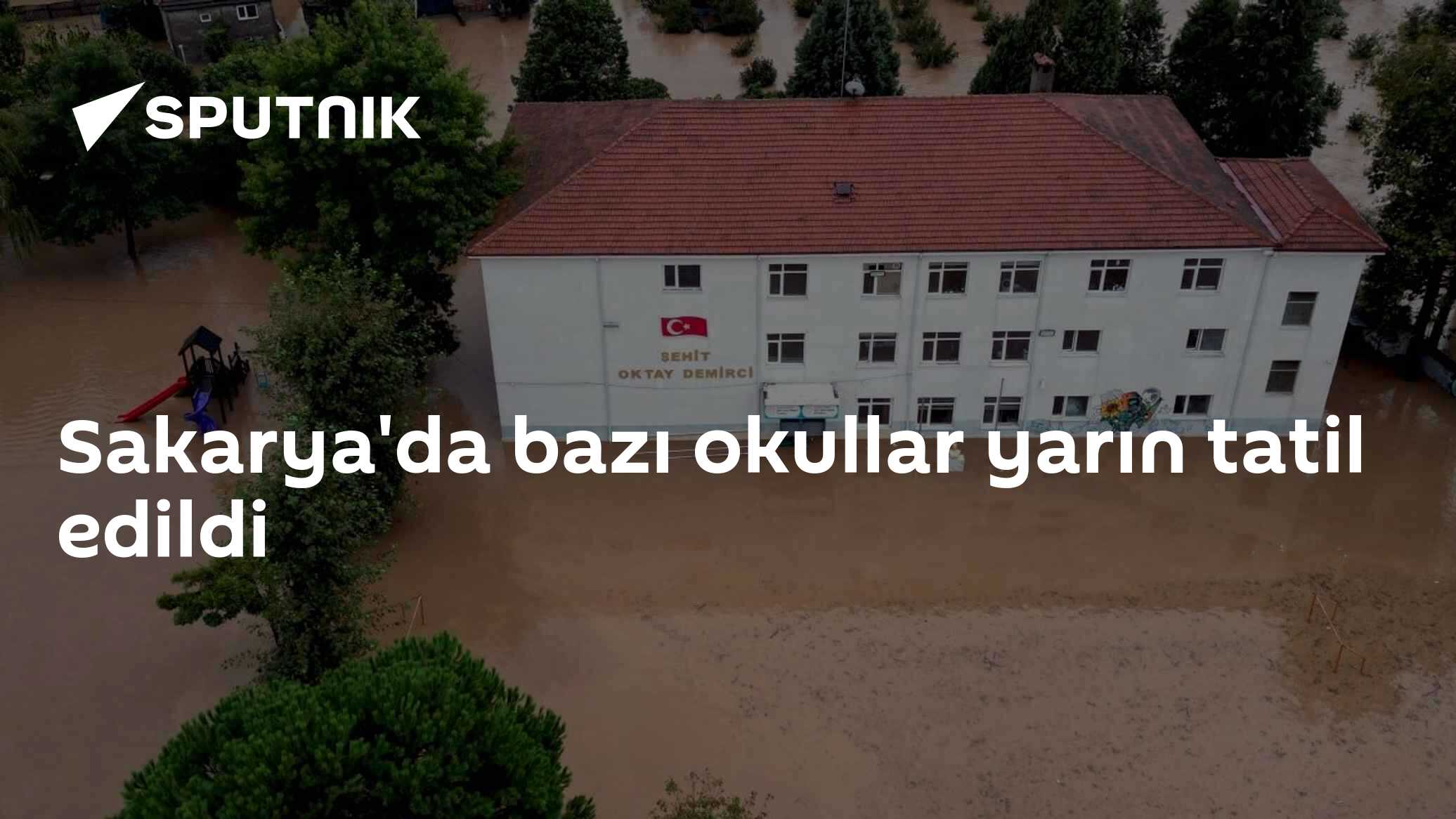 Sakarya'da şiddetli yağışlarda 4 ilçede eğitim durdu