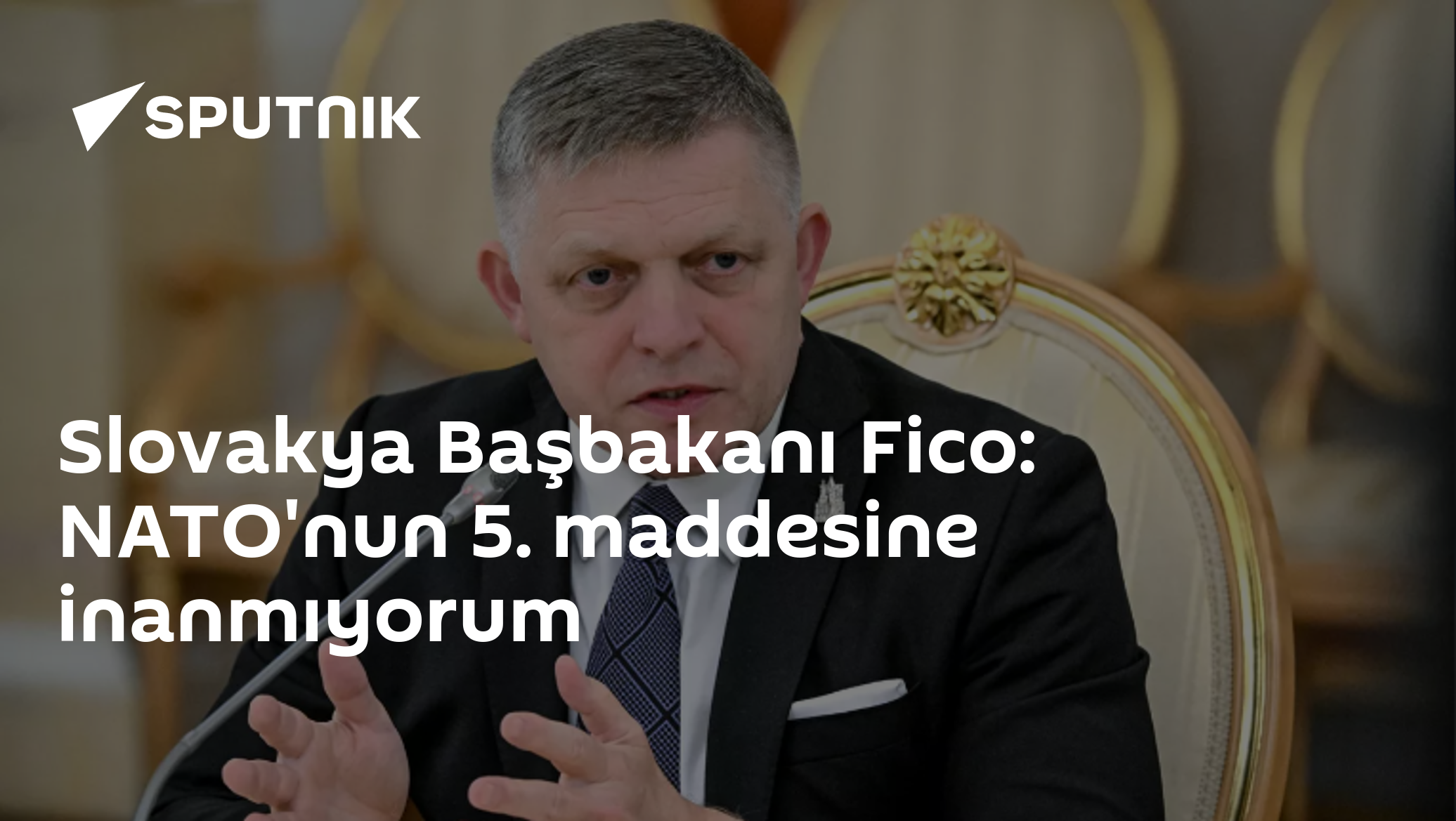 Slovak Başbakanı Fico'dan NATO'nun 5. Maddesi İçin "İşlemez" Değerlendirmesi
