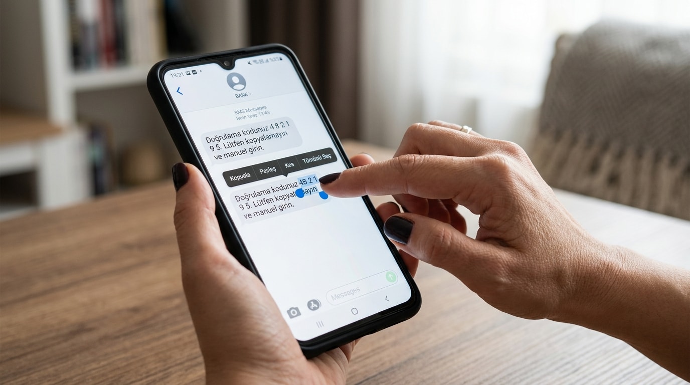 SMS ile gelen onay kodunu kopyalayıp yapıştıranlara çağrı yapıldı: Tehlike çok büyük