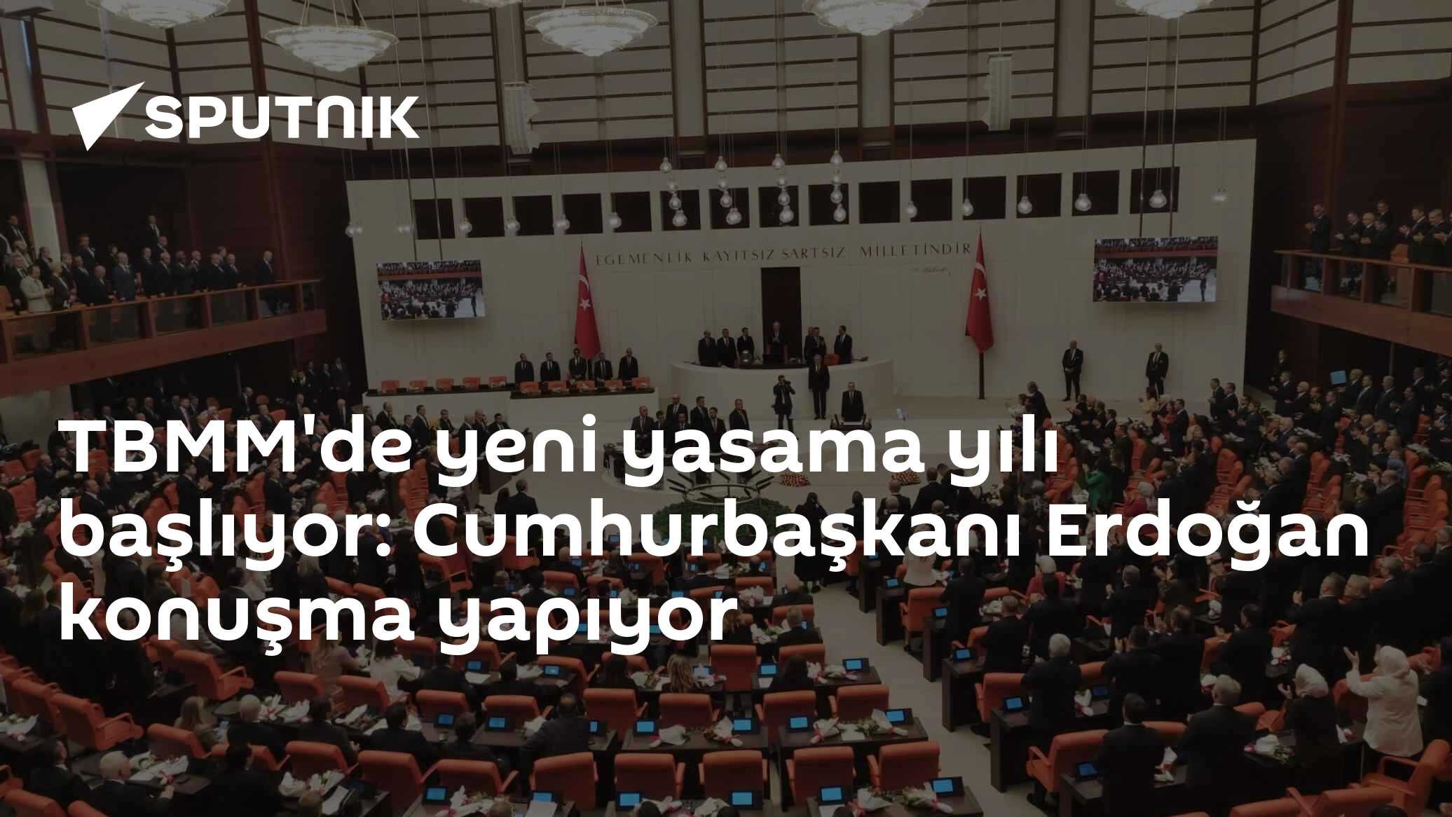 TBMM 51 günlük aradan sonra toplandı: Cumhurbaşkanı Erdoğan açılış konuşmasını yaptı