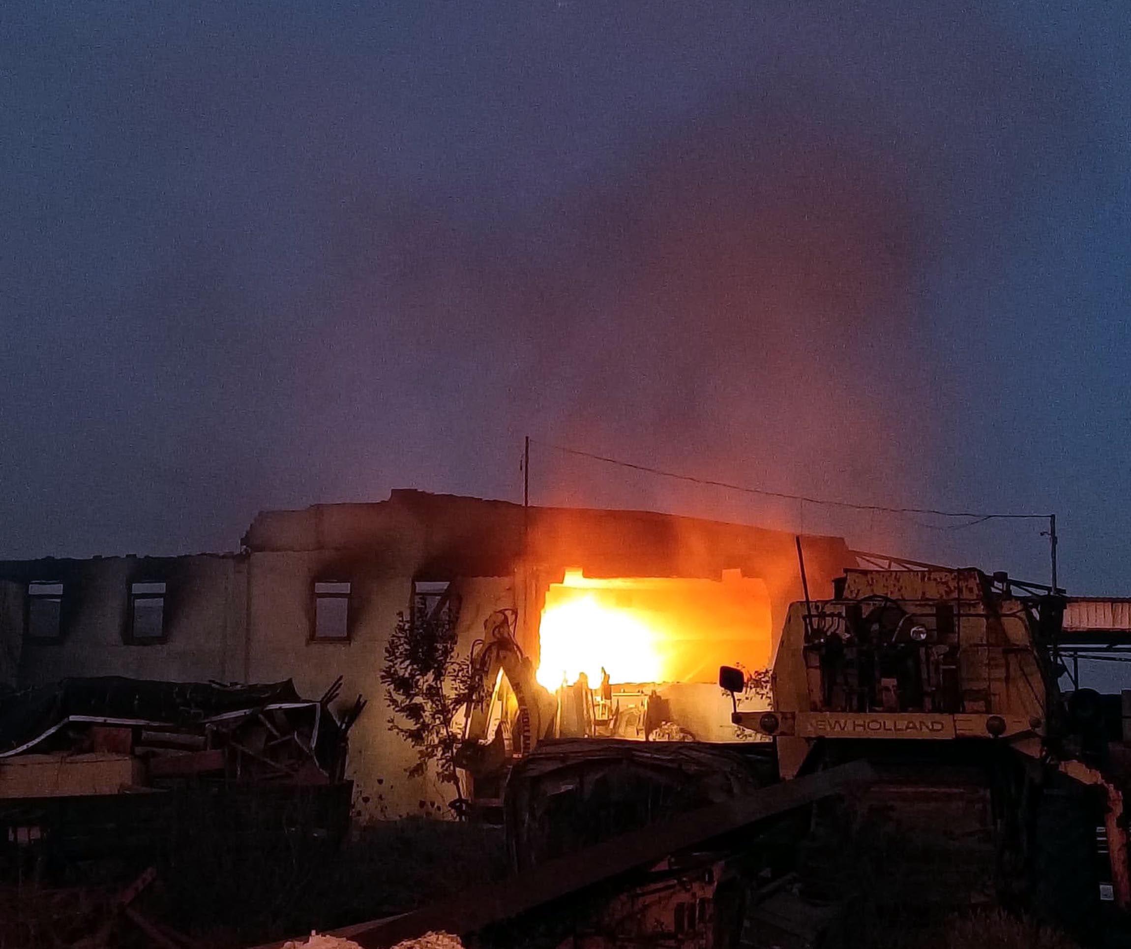Tekirdağ'da geri dönüşüm tesisinde yangın