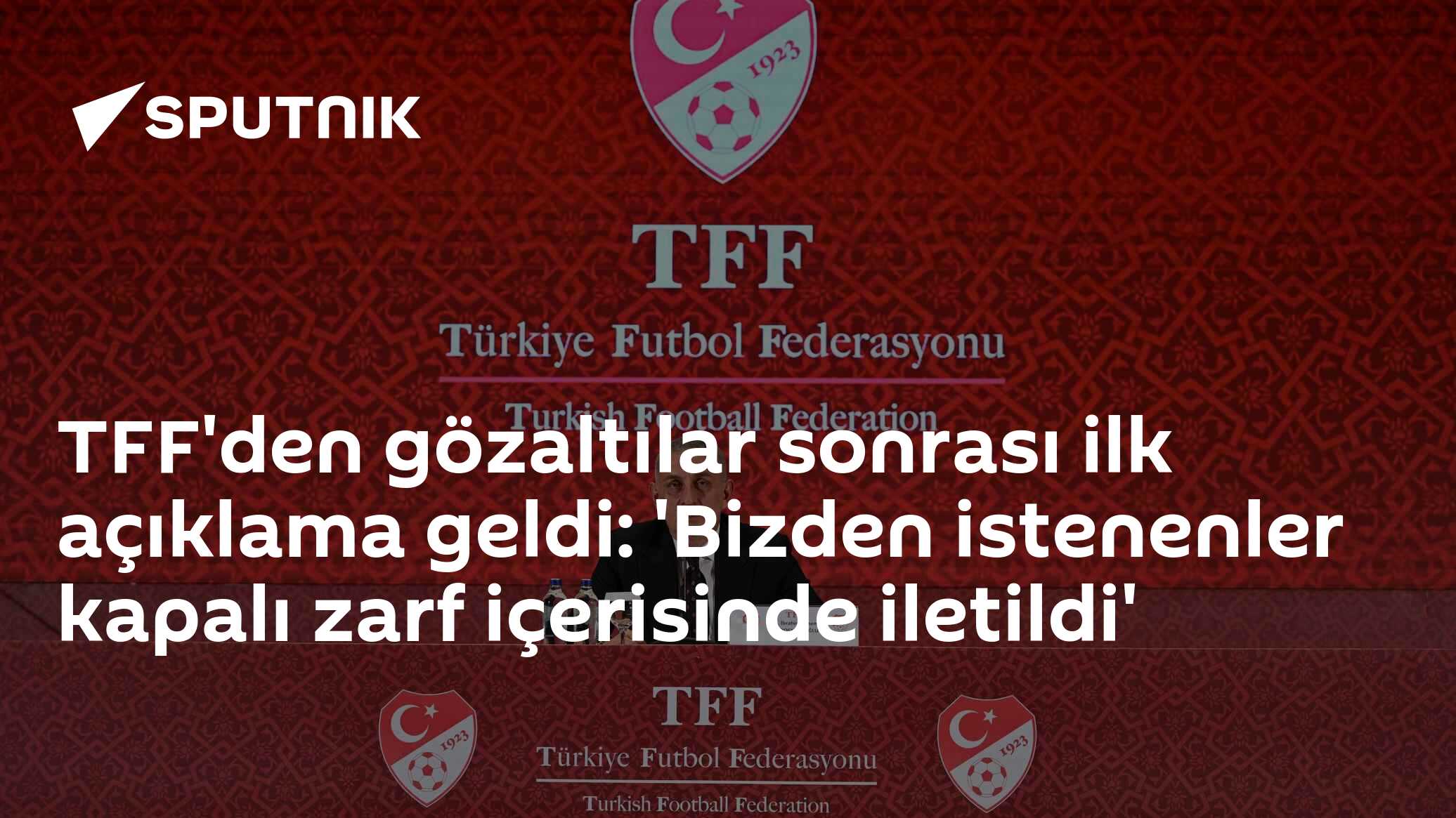TFF, MHK Başkanı Gündoğdu'nun dâhil olduğu operasyon sonrası açıklama yaptı
